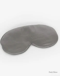 100% Silk Sleep Mask -Home Textiles Shop 100 SilkSleepMaskDarkSilver