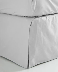 Basic 200 Thread Count Percale Glacier Grey 17 Basic 200 Thread Count Percale Glacier Grey -Home Textiles Shop 200 Percale Glacier bedskirtcopy