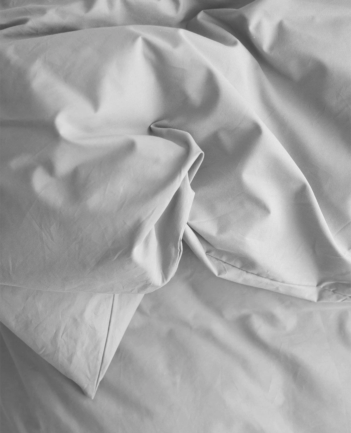 Basic 200 Thread Count Percale Glacier Grey 4 Basic 200 Thread Count Percale Glacier Grey - Image 2