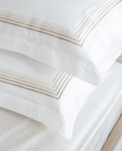 Italian 5-Line Embroidery Dune/Milk -Home Textiles Shop 5 Line 2