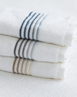 5-Line Embroidered Guest Towels -Home Textiles Shop 5 LineEmbroideredTowel1
