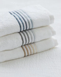 5-Line Embroidered Guest Towels