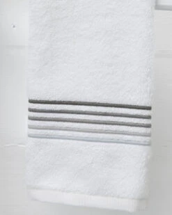 5-Line Embroidered Guest Towels -Home Textiles Shop 5 LineEmbroideredTowelgrey2