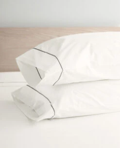 Hotel 1-Line Stitch 220 Thread Count Percale -Home Textiles Shop 5 Pillowcases Edit