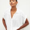 Velvet Aria Shortsleeve Linen Shirt -Home Textiles Shop AriaShortsleeveLinenShirt5