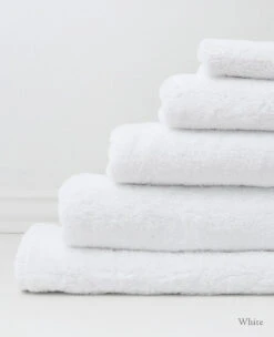 Au Lit Luxe Towels -Home Textiles Shop Au Lit Luxe Towels White