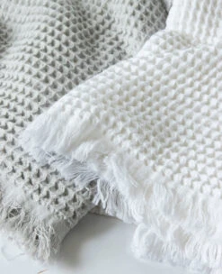 Washed Waffle Guest Towel -Home Textiles Shop Au Lit Wafffle Towels2