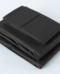 Basic 200 Thread Count Percale Black -Home Textiles Shop Basic200black2