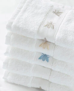 Bee Embroidered Guest Towel