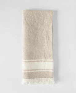 Belgian Linen Towels 12 Belgian Linen Towels -Home Textiles Shop Belgian Linen Guest Towel Flax Stripe 2