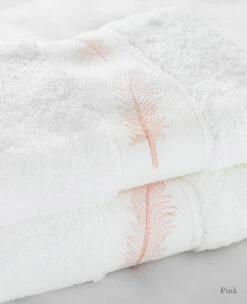 Bellini Embroidered Guest Towel -Home Textiles Shop BelliniEmbroideredGuestTowelPink