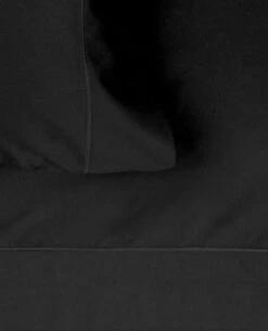 Silky 320 Thread Count Cotton Sateen Black