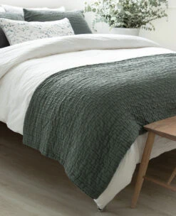 Brooke Coverlet -Home Textiles Shop Brooke Coverlet Eucalyptus7
