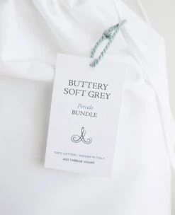 Buttery Soft Supreme 410 Thread Count Percale Bundle Grey -Home Textiles Shop Buttery Soft Grey 2