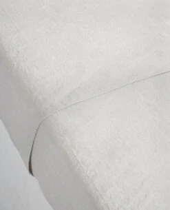Washed Cotton Sateen Cement -Home Textiles Shop CEMENT flatsheet2 copy