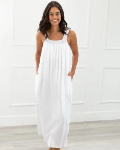 Camille Pima Cotton Jersey Nightgown -Home Textiles Shop Camille Pima Cotton Jersey Nightgown5