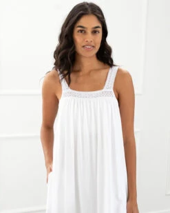 Camille Pima Cotton Jersey Nightgown -Home Textiles Shop Camille Pima Cotton Jersey Nightgown7