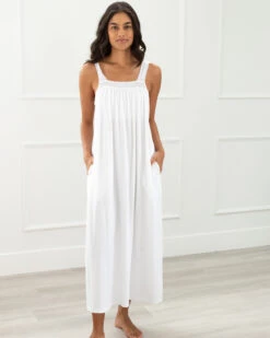Camille Pima Cotton Jersey Nightgown -Home Textiles Shop Camille Pima Cotton Jersey Nightgown9