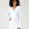 Cayla Organic Cotton Sleepshirt White 1 Cayla Organic Cotton Sleepshirt White -Home Textiles Shop Cayla Organic Cotton Sleepshirt White2
