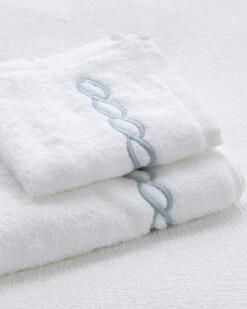 Chain Embroidered Towels -Home Textiles Shop Chain Embroidered Towels Close Airforce1
