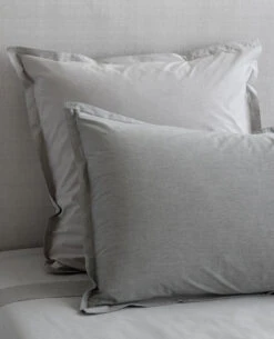 Chambray Grey -Home Textiles Shop Chambray Grey shams