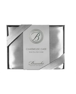 Silk Charmeuse Pillow Case -Home Textiles Shop CharmeuseCase silver
