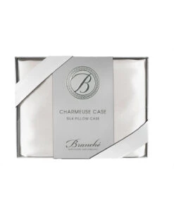 Silk Charmeuse Pillow Case -Home Textiles Shop CharmeuseCase white