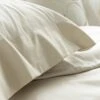 Silky 600 Thread Count Cotton Sateen Dune -Home Textiles Shop Cotton Satin Dune 3
