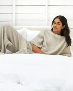 Crinkle Boat Neck Natural -Home Textiles Shop Crinkle Boat Neck Natural4