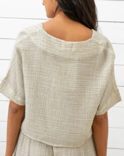 Crinkle Crop Top Natural -Home Textiles Shop Crinkle Crop Top Natural8