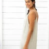Crinkle Strappy Dress Natural -Home Textiles Shop Crinkle Strappy Dress Natural Beauty