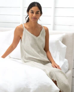 Crinkle Strappy Dress Natural 8 Crinkle Strappy Dress Natural -Home Textiles Shop Crinkle Strappy Dress Natural2