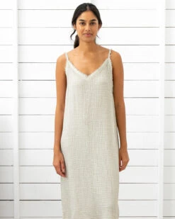 Crinkle Strappy Dress Natural 9 Crinkle Strappy Dress Natural -Home Textiles Shop Crinkle Strappy Dress Natural3