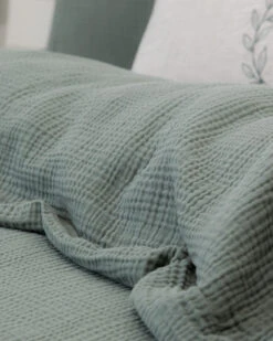 Crinkle Cotton Set Moss -Home Textiles Shop CrinkleCottonSetMoss6