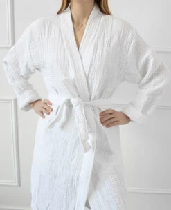 Crinkle Cotton White Kimono -Home Textiles Shop CrinkleCottonWhiteRobe1 1714c5bf d1cd 4bf3 932f 70ca3de5a0b4
