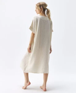 Crinkle Kaftan Cream -Home Textiles Shop CrinkleKaftanCream6