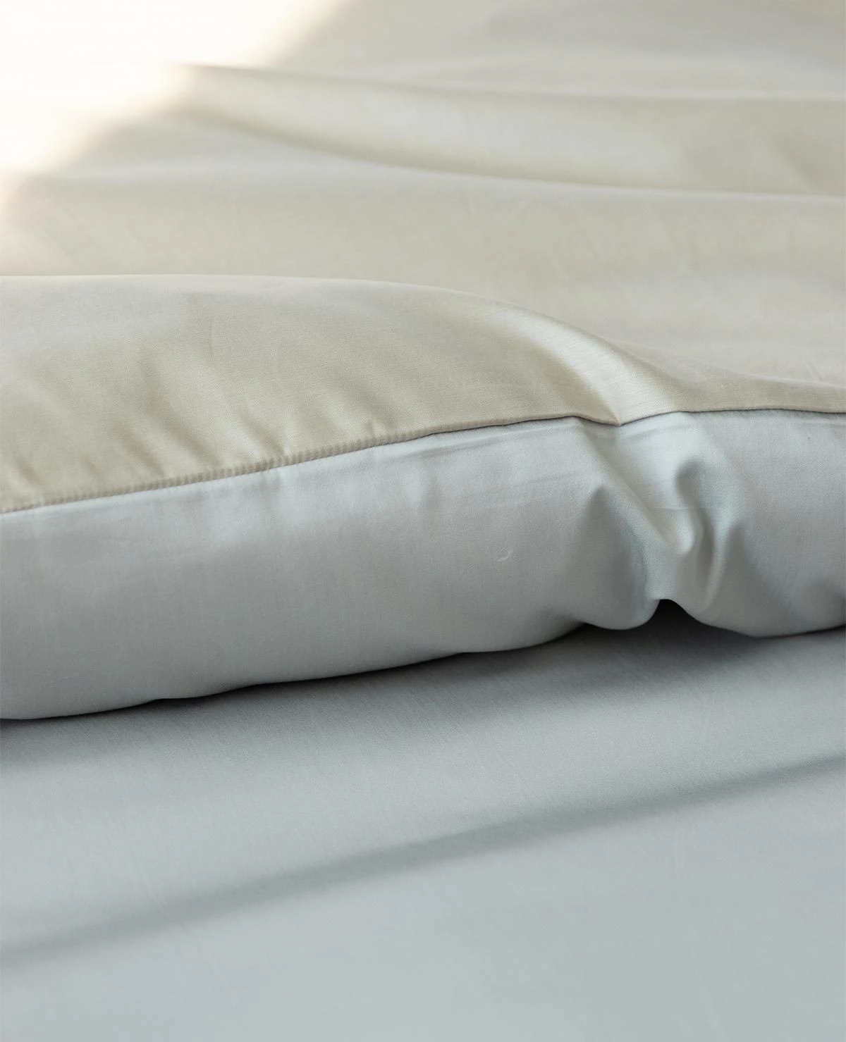 Duet Cotton Sateen Taupe/Grey 4 Duet Cotton Sateen Taupe/Grey - Image 2