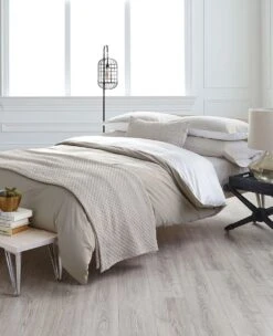 Duet Cotton Sateen Taupe/Milk