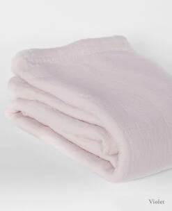 Washed Cotton Blankets -Home Textiles Shop Easy Living Blanket Violet