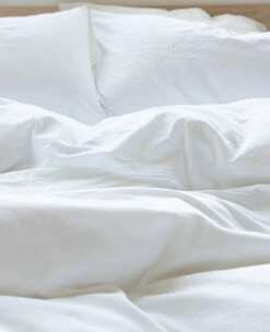 Washed Cotton Sateen White -Home Textiles Shop EasyLiving CottonSateenWhite 5