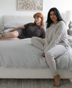 The After Work Sweatshirt Stone 15 The After Work Sweatshirt Stone -Home Textiles Shop EasyLivingBamboo CottonSweatshirtStone1