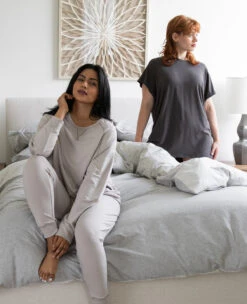 The After Work Sweatshirt Stone 16 The After Work Sweatshirt Stone -Home Textiles Shop EasyLivingBamboo CottonSweatshirtStone2