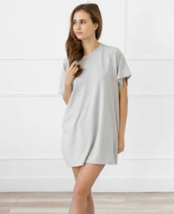 Ultra Soft Sleep Tee Cement -Home Textiles Shop EasyLivingBambooSleepTeeCement3