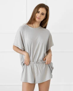 Ultra Soft Sleep Tee Cement -Home Textiles Shop EasyLivingBambooSleepTeeCement4