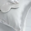 Pure Silk Beauty Sleep Set White & Grey -Home Textiles Shop Gift Sets 3