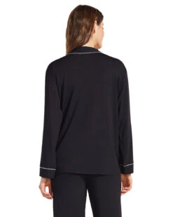 Eberjey Gisele Long PJ Set Black -Home Textiles Shop GiseleLongPJSetBlack1