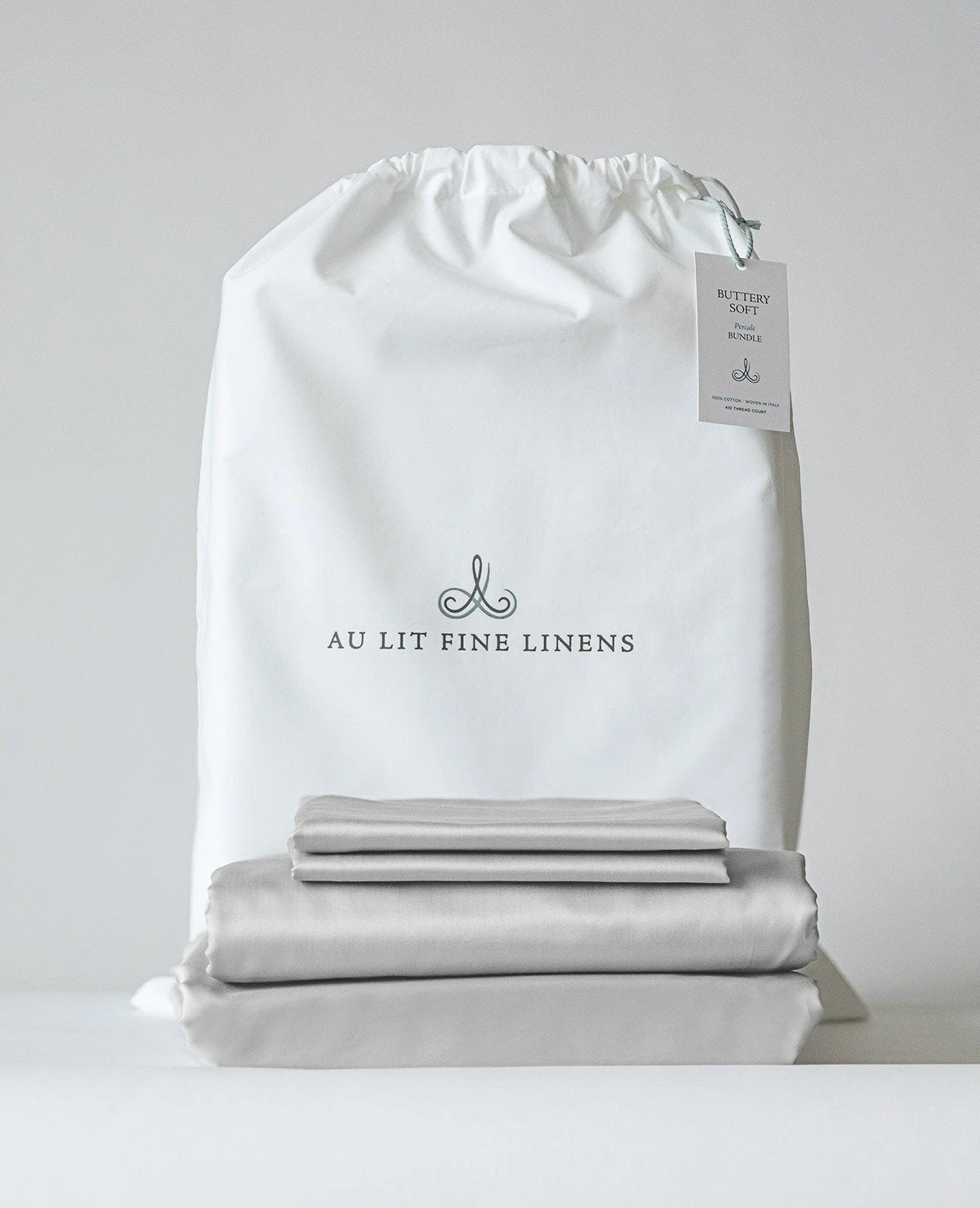 Basic 200 Thread Count Percale Glacier Grey 9 Basic 200 Thread Count Percale Glacier Grey - Image 7