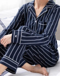Grant Pima Cotton Jersey PJ 23 Grant Pima Cotton Jersey PJ -Home Textiles Shop Grant Pinstripe Jersey PJ5