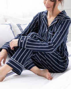 Grant Pima Cotton Jersey PJ 24 Grant Pima Cotton Jersey PJ -Home Textiles Shop Grant Pinstripe Jersey PJ6