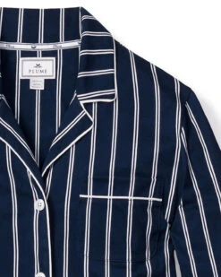 Grant Pima Cotton Jersey Nightshirt -Home Textiles Shop Grant Pinstripe Pima Cotton Jersey Nightshirt 3
